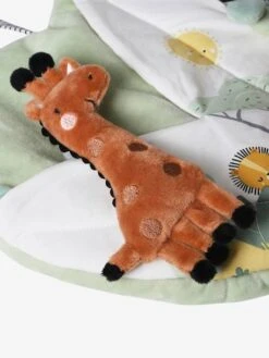 Panneau D'activités Musical En Tissu TANZANIE Blanc - Vertbaudet -Produits Pour Bébé panneau dactivites musical en tissu tanzanie 3