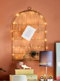 Pêle-mêle Lumineux Cage à Oiseaux Doré - Vertbaudet 9 Pêle-mêle Lumineux Cage à Oiseaux Doré - Vertbaudet -Produits Pour Bébé pele mele lumineux cage a oiseaux 2