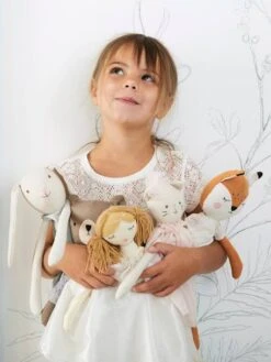 Poupée Dame Renarde Orange - Vertbaudet -Produits Pour Bébé poupee dame renarde 4