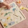 Puzzle Boutons Jungle En Bois FSC® Multicolore - Vertbaudet -Produits Pour Bébé puzzle boutons jungle en bois fsc