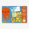 Puzzle Duo Cache-Cache - DJECO Multicolore - Djeco -Produits Pour Bébé puzzle duo cache cache djeco