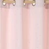 Rideau Occultant Etoiles D'argent Rose Imprimé étoiles - Vertbaudet -Produits Pour Bébé rideau occultant etoiles dargent