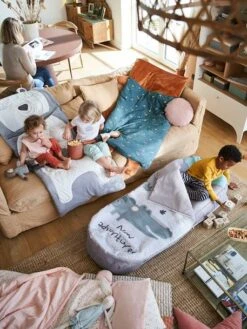 Sac De Couchage Readybed® Avec Matelas Intégré SAFARI Gris - Vertbaudet -Produits Pour Bébé sac de couchage readybed avec matelas integre safari 3