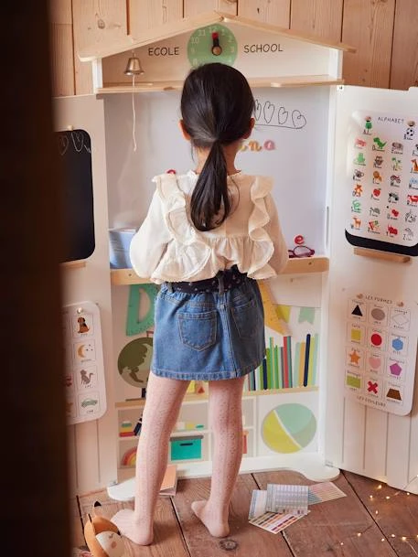 Salle De Classe Triptyque En Bois FSC® Multicolore - Vertbaudet 4 Salle De Classe Triptyque En Bois FSC® Multicolore - Vertbaudet – Image 2