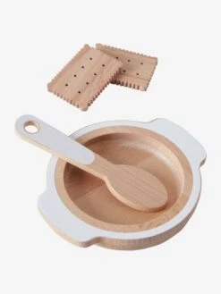 Set Accessoires Repas Poupon En Bois FSC® Blanc - Vertbaudet -Produits Pour Bébé set accessoires repas poupon en bois fsc 2