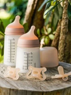 Set Biberon Zero.Zero + Sucette SUAVINEX Rose Nude - Suavinex -Produits Pour Bébé set biberon zero.zero sucette suavinex 4
