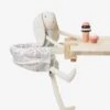 Siège De Table Pour Poupon En Tissu Et Bois FSC® Beige - Vertbaudet -Produits Pour Bébé siege de table pour poupon en tissu et bois fsc