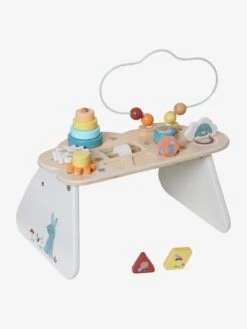 Table Basse D'activités Nuage Les Amis De La Forêt En Bois FSC® Blanc - Vertbaudet -Produits Pour Bébé table basse dactivites nuage les amis de la foret en bois fsc 2