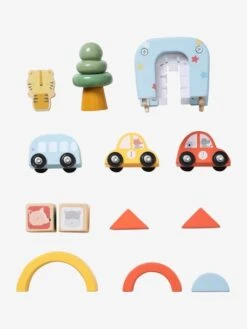 Table D'activités Circuit De Voitures En Bois FSC® Beige - Vertbaudet -Produits Pour Bébé table dactivites circuit de voitures en bois fsc 5