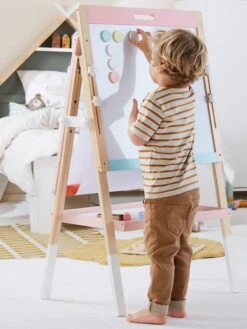 Tableau 4 En 1 En Bois FSC® Vert - Vertbaudet -Produits Pour Bébé tableau 4 en 1 en bois fsc 2