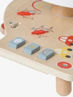 Tablette Volant De Voiture En Bois FSC® Beige - Vertbaudet -Produits Pour Bébé tablette volant de voiture en bois fsc 4