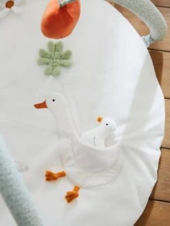 Tapis D'éveil Avec Arches En Coton Nid D'abeille LOVELY FARM Lovely Farm - Multicolore - Vertbaudet -Produits Pour Bébé tapis deveil avec arches en coton nid dabeille lovely farm 2