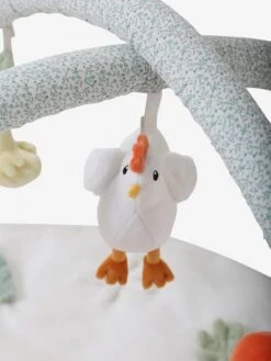 Tapis D'éveil Avec Arches En Coton Nid D'abeille LOVELY FARM Lovely Farm - Multicolore - Vertbaudet -Produits Pour Bébé tapis deveil avec arches en coton nid dabeille lovely farm 4