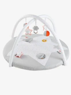 Tapis D'éveil Pluie D'étoiles Blanc Imprimé - Vertbaudet -Produits Pour Bébé tapis deveil pluie detoiles 1
