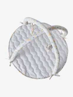 Tapis D'éveil Pour Poupon En Gaze De Coton Rose - Vertbaudet -Produits Pour Bébé tapis deveil pour poupon en gaze de coton 4