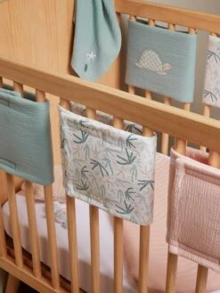 Tour De Lit / Tour De Parc Pare-chocs SOUS L'OCÉAN Rose - Vertbaudet -Produits Pour Bébé tour de lit tour de parc pare chocs sous locean 2