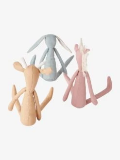 Trio De Poupées En Lin Multicolore - Vertbaudet -Produits Pour Bébé trio de poupees en lin 4
